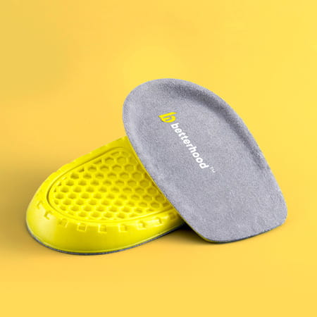 Betterhood Shock Absorb All-Day Comfort Ergonomic Orthotic Gel Heel Pads (8-11 Uk)