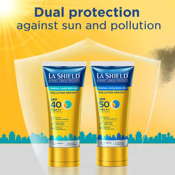 La Shield Expert Urban Protect Mineral Sunscreen Gel Spf 40 (50G)