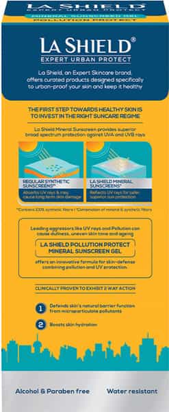 La Shield Expert Urban Protect Mineral Sunscreen Gel Spf 40 (50G)