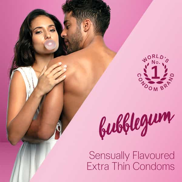 Durex Bubblegum Flavoured Condoms -10S