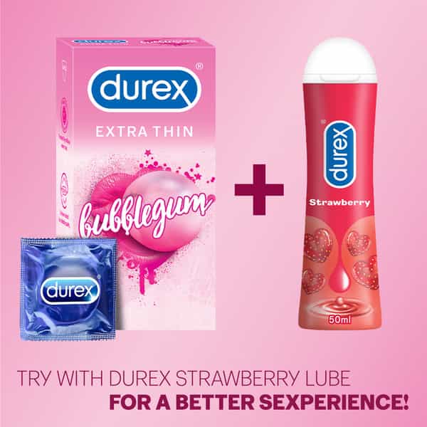 Durex Bubblegum Flavoured Condoms -10S