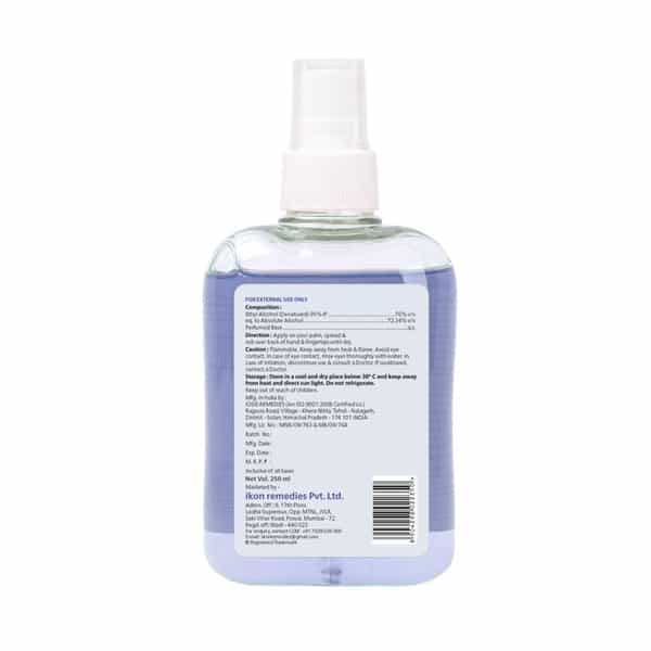 Pearldew Hand Sanitizer Spray (Blueberry) 250 Ml - Pack Of 1