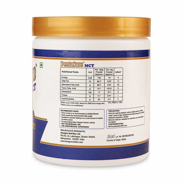Pentasure Mct Neutral Flavour Jar 100 Gm