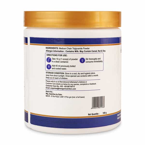 Pentasure Mct Neutral Flavour Jar 100 Gm