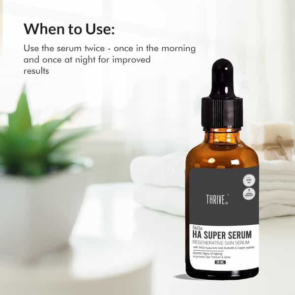Thriveco 5Kda Hyaluronic Acid Super Skin Serum 30Ml And Thriveco Radiance Serum 30Ml
