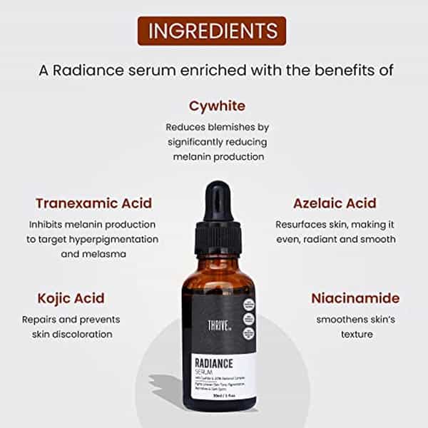 Thriveco 5Kda Hyaluronic Acid Super Skin Serum 30Ml And Thriveco Radiance Serum 30Ml