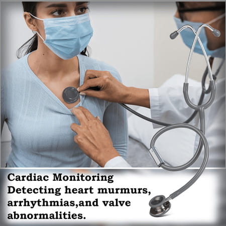 Bpl Medical Technologies St-06 Stainless Steel Dual Premium Adult Chest Piece Stethoscope - Grey