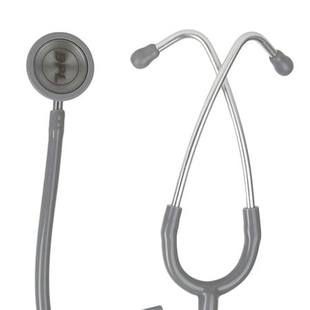 Bpl Medical Technologies St-06 Stainless Steel Dual Premium Adult Chest Piece Stethoscope - Grey