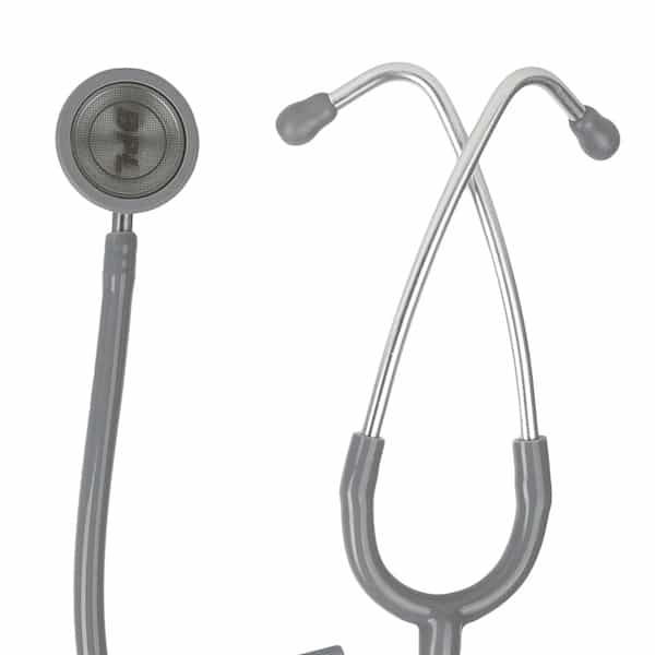Bpl Medical Technologies St-06 Stainless Steel Dual Premium Adult Chest Piece Stethoscope - Grey