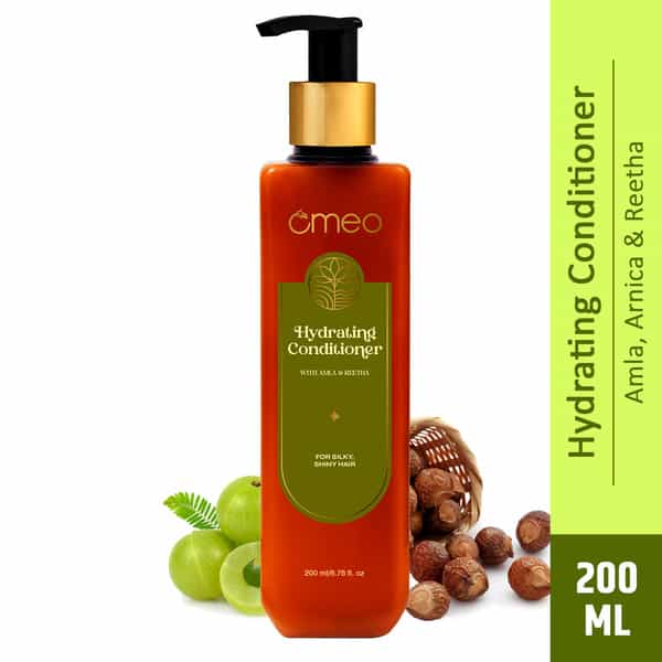 Omeo Hydrating Conditioner With Natural Extracts Of Reetha & Amla | For Men & Women (200Ml)