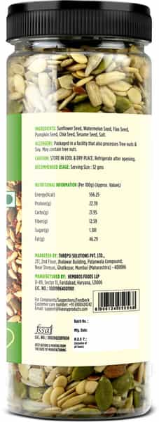 Liveasy Healthy Seed Mix - Blend Of 6 Fibre Rich Healthy Seeds - 200 Gms