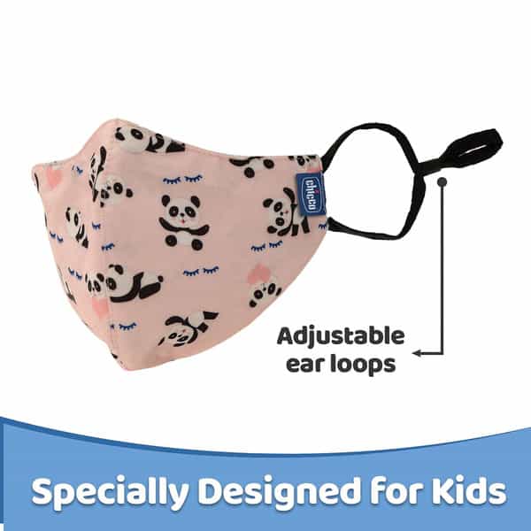 Chicco Kids Face Mask 3-6Y Panda - 1 Pc