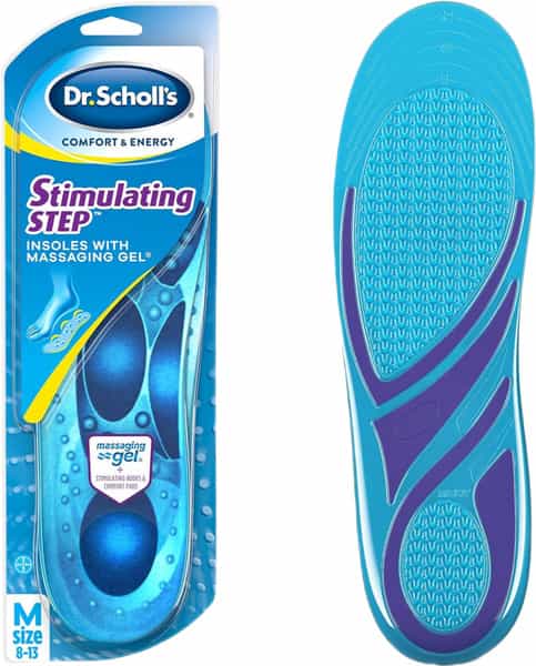 Dr. Scholl Comfort And Energy Stimulating Step Insoles For Men | 1 Pair | Size 8-13