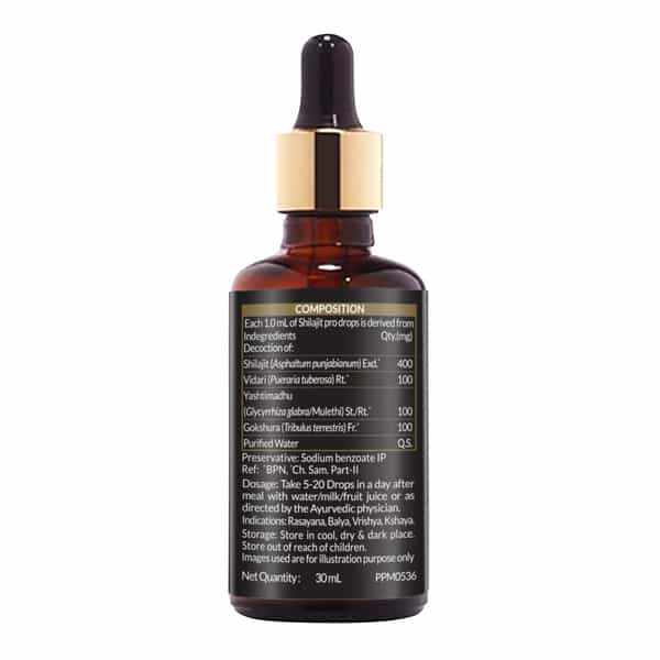 Koshaveda Shilajit Pro Drops By Muscleblaze | Shilajit Original With Gokshura - 30 Ml (Pack Of 2)