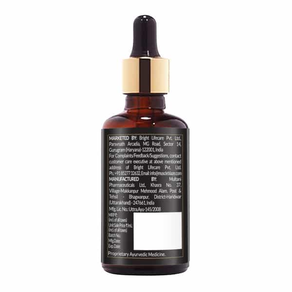 Koshaveda Shilajit Pro Drops By Muscleblaze | Shilajit Original With Gokshura - 30 Ml (Pack Of 2)