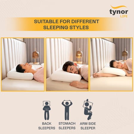 Tynor Elite Ortho Memory Pillow White Firm Universal 1 Unit