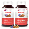 Bliss Welness Omega 369 For Heart, Brain Health Supplement|For Men Women|60 Softgel Capsules| Pack 2