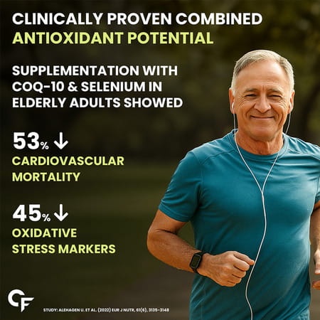 Carbamide Forte Coenzyme Q10 | Selenium 40mcg | Support Heart And Vascular Health - 30 Capsule