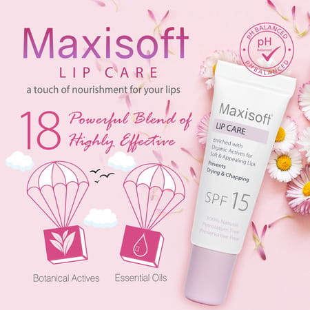 Maxisoft Lip Care Spf 15 | Drying & Chapping | 10 Gm | Pack Of 6