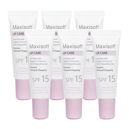 Maxisoft Lip Care Spf 15 | Drying & Chapping | 10 Gm | Pack Of 6