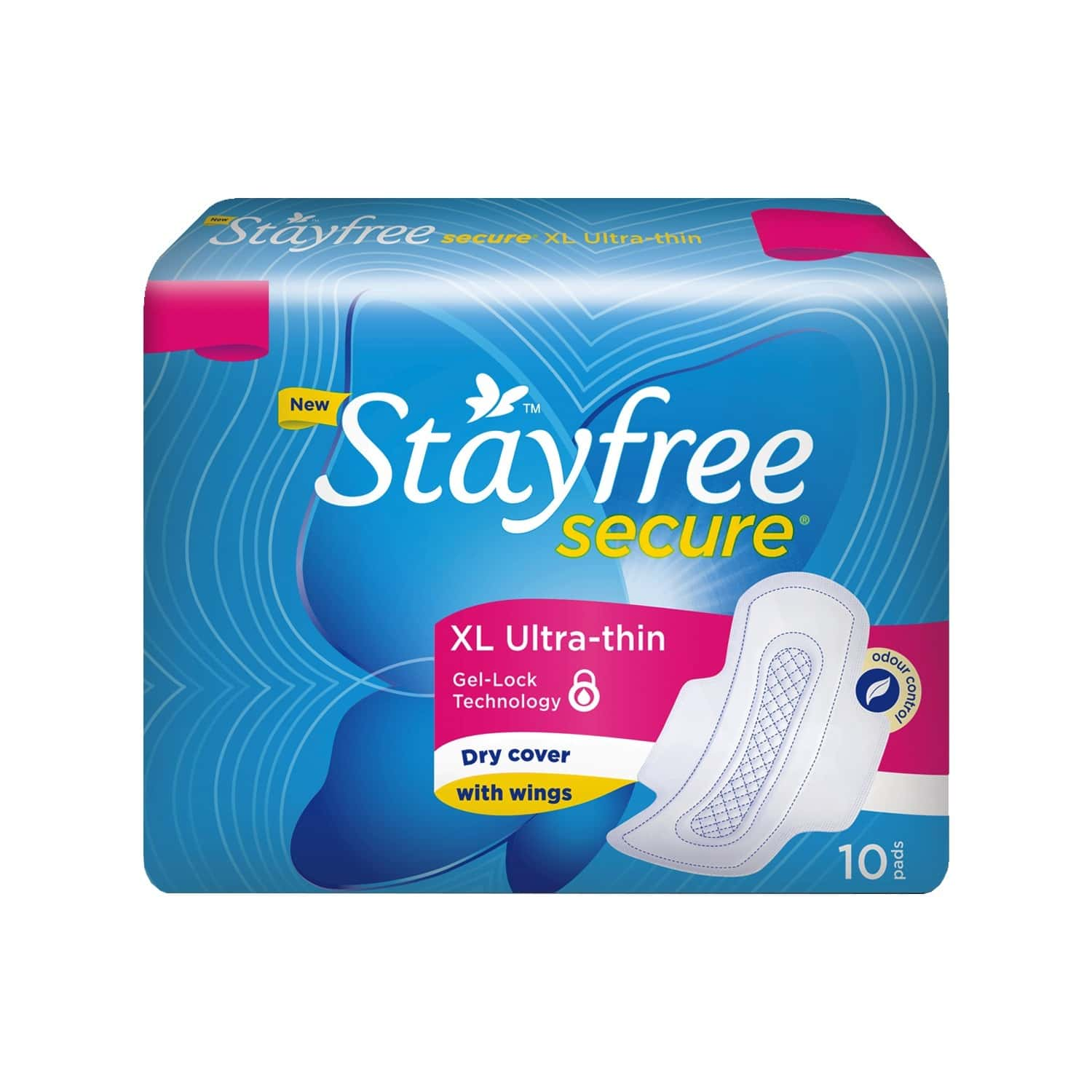 Buy Stayfree Secure Ultra Thin Size Xl Sanitary Pads Pack Of 10 Online