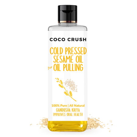 Coco Crush Ayurvedic Sesame Oil For Oil Pulling - 200ml