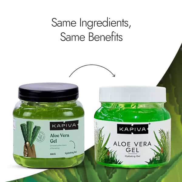 Kapiva Pure Aloe Vera Skin Gel - Hydrating Gel For Face - 500G