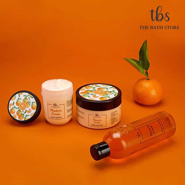The Bath Store Mandarin Orange Combo (Body Butter 200Gm + Body Wash 300Ml + Body Yogurt 200Gm)