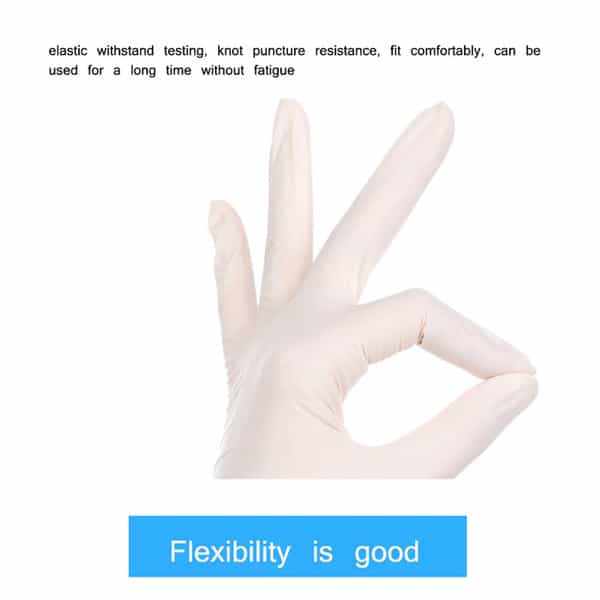 Smartcare Examination Gloves Powdered (Large) Pack Of 100 Pcs