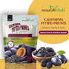 Nourishvitals California Pitted Pruins Healthy Snack 200 G (Pack Of 2)
