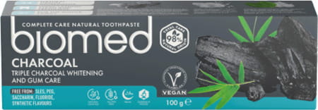 Biomed Charcoal Toothpaste - Buy Two Get One Mouthwash Free - 100gm