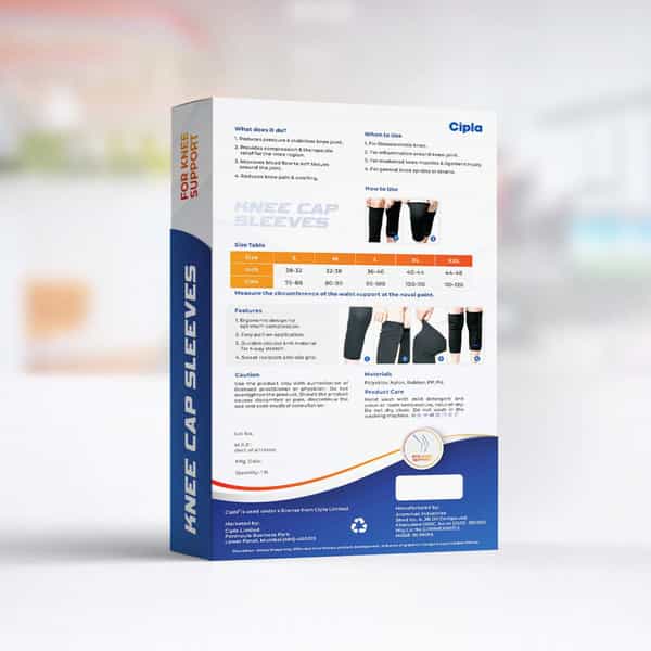 Buy CIPLA KNEE CAPS (XXL) Online & Get Upto 60% OFF at PharmEasy