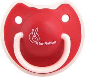 R For Rabbit Tusky Pacifier-m Red
