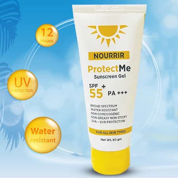 Nourrir Protectme Spf 55 Sunscreen Gel 60 G