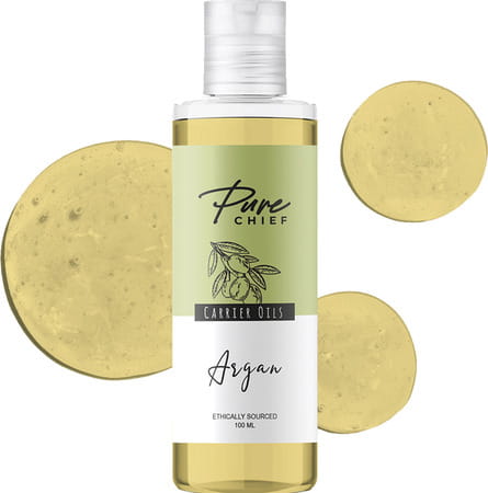 Pure Chief Argan Carrier Oil Hydrates Moisturizes Skin And Hair- 100ml