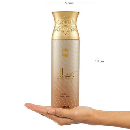 Ajmal 1 Distraction | 1 Ajmal Shadow Homme For Men And 1 Wisal For Women Deodorants Each 200Ml