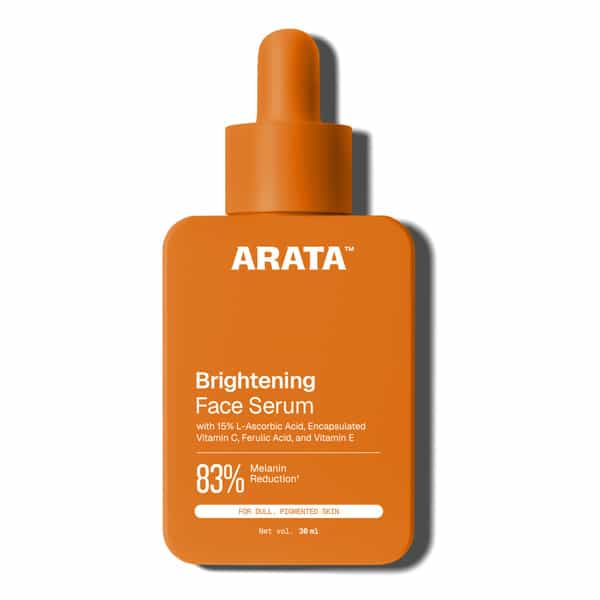Arata Brightening Face Serum | With Vitamin C | Reduces Dark Sports | Lightweight | 30 Ml