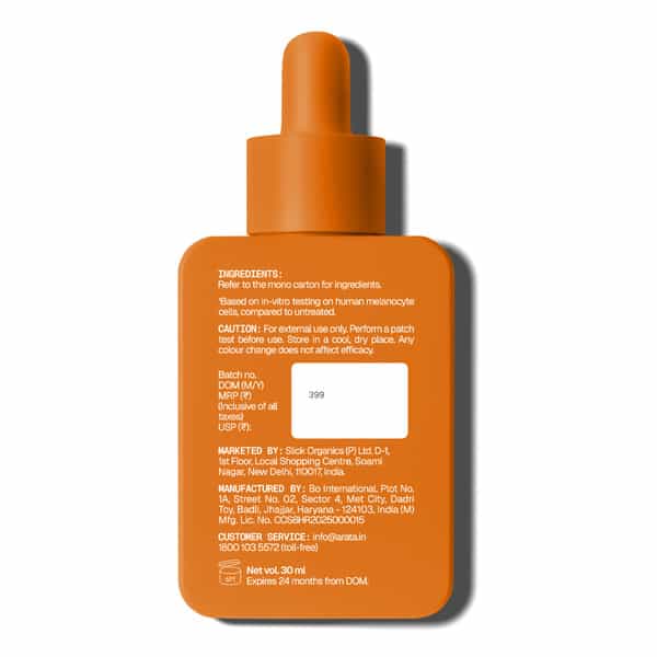 Arata Brightening Face Serum | With Vitamin C | Reduces Dark Sports | Lightweight | 30 Ml