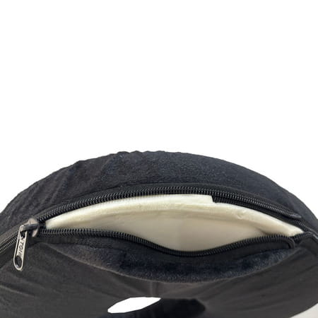 Besafe Forever Donut Round Ring Coccyx Seat Cushion For Piles Patients & Pregnancy Black