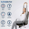 Besafe Forever Donut Round Ring Coccyx Seat Cushion For Piles Patients & Pregnancy Black