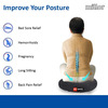 Besafe Forever Donut Round Ring Coccyx Seat Cushion For Piles Patients & Pregnancy Black