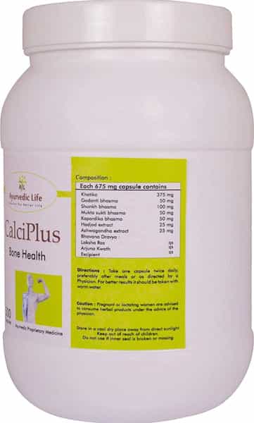 Al-Ayurvedic Life Calciplus - 500 Capsules Pack Of 5