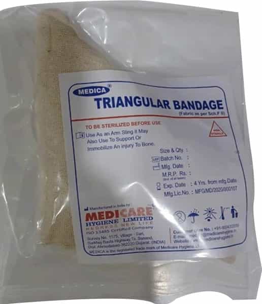 Triangular Bandage 90Cm X 90Cm X 131 Cm Pack Of 1