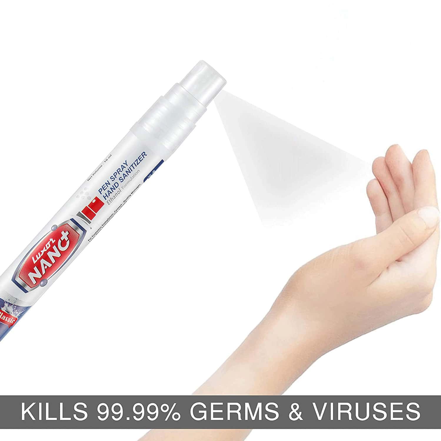 Buy LUXOR NANO PEN SANITIZER SPRAY TWIN PACK CLASSIC 10ML X2 Online