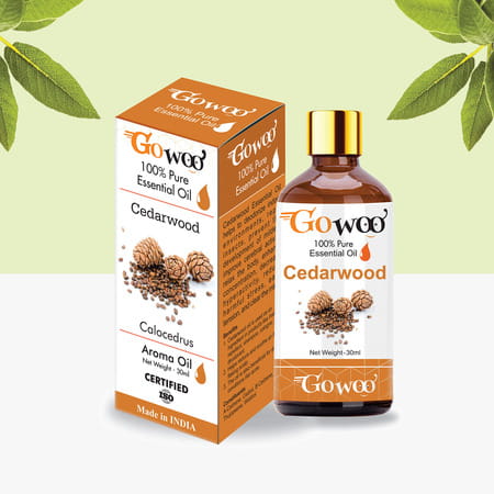 Go Woo 100% Pure Cedarwood Oil Virgin & Undiliuted 30 Ml