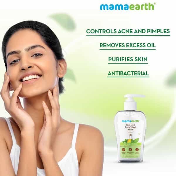 Mamaearth Tea Tree & Neem Face Wash 250 Ml