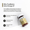 Truebasics Ultra Omega | Enriched With 1250 Mg|425Mg Epa & 325Mg Dha & Vitamin E | 90 Softgels