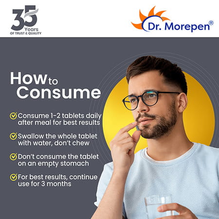 Dr. Morepen Gokshura & Testo Boost Tablets | Men | Combo | 120 No'S