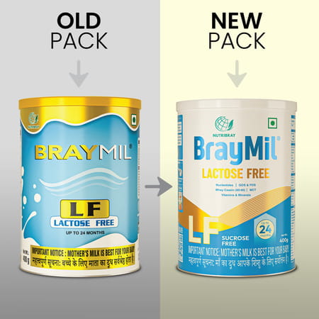 Braymil Lf Lactose Free Formula- 400 G