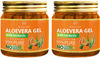 Newish Aloevera Gel Enriched With Turmeric For Face & Skin 200Gm Pack Of 2